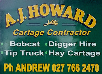 Buckland Hall Sponsor - A J HOWARD Cartage Contractors