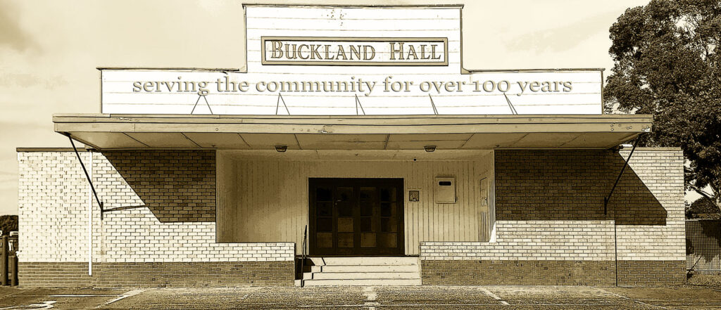 Buckland Hall serving the community for over 100 years