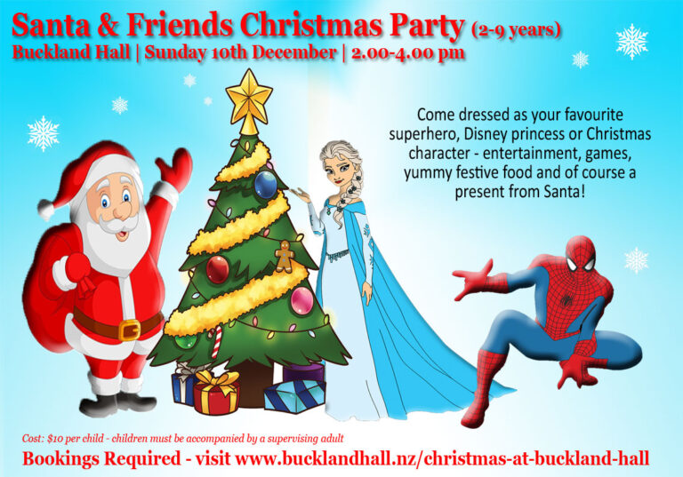Santa & Friends Christmas Party Buckland Hall