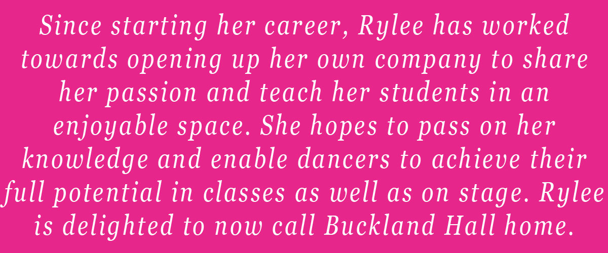 Children's dance classes with Dynamix Rylee Mackay at Buckland Hall