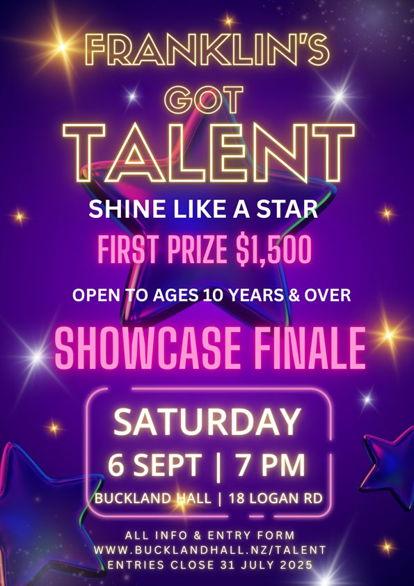 Franklin's Got Talent Buckland Hall 6 September 2025