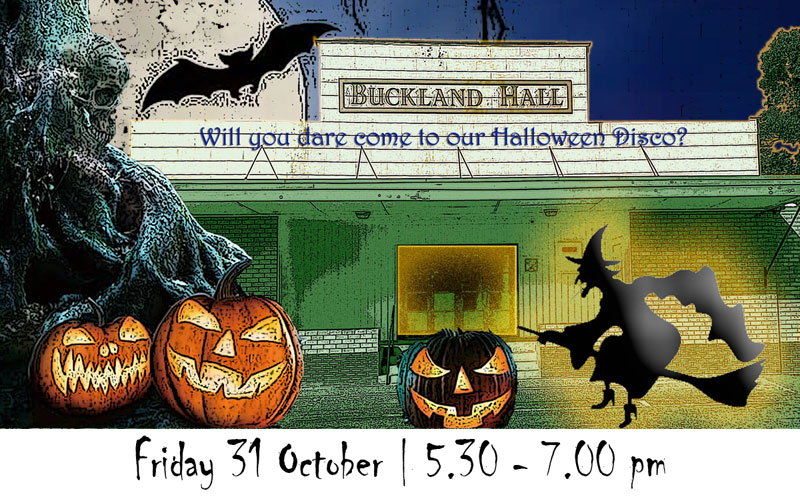 Dare to come to Buckland Hall's Halloween Disco?