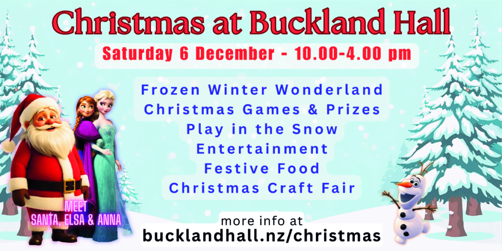 Christmas at Buckland Hall - 6 Dec 2025 Christmas at Buckland Hall - 6 Dec 2025