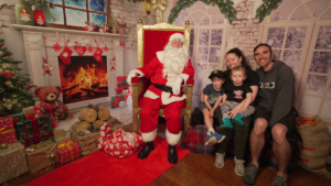 Christmas at Buckland Hall Professional Photos with Santa