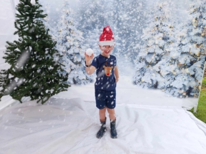 Play in the Snow at Christmas at Buckland Hall sponsored by Wharfe Bros