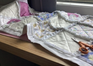 Got some leftover fabrics? Got some leftover fabrics - Debbie will show you how to turn them into a lovely rag quilt