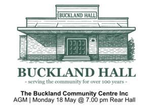 The Buckland Community Centre AGM